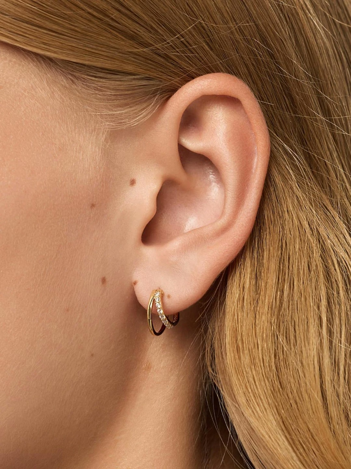 Ana Luisa Toda Mini Double Hoop Earrings