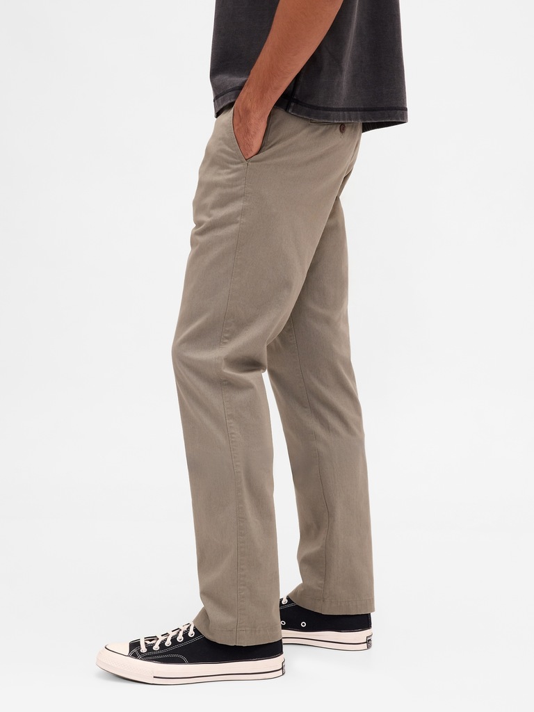 Modern Straight Khakis