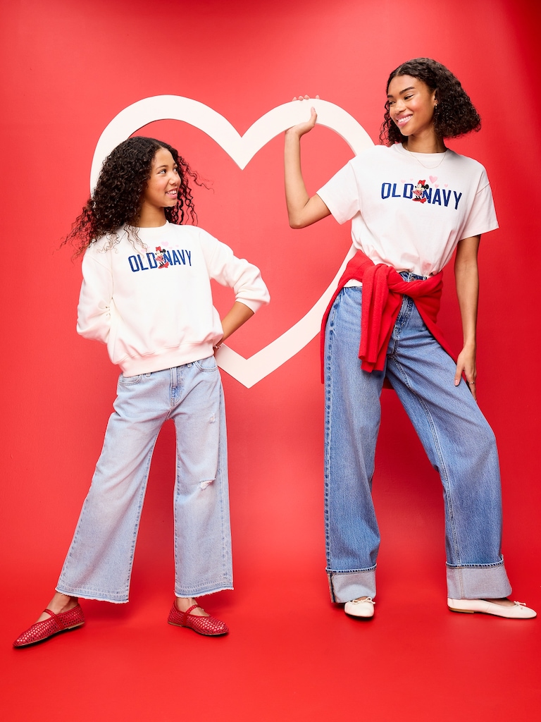 Old Navy x Disney Minnie Mouse Logo-Graphic T-Shirt for Girls
