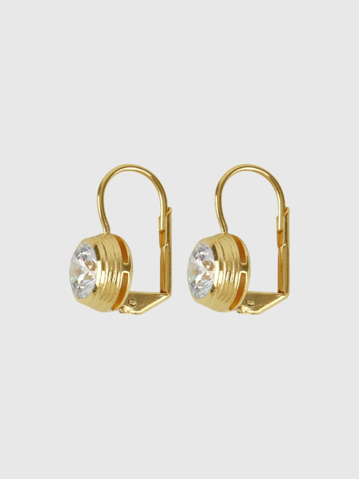 HART Bezel Drop Earrings