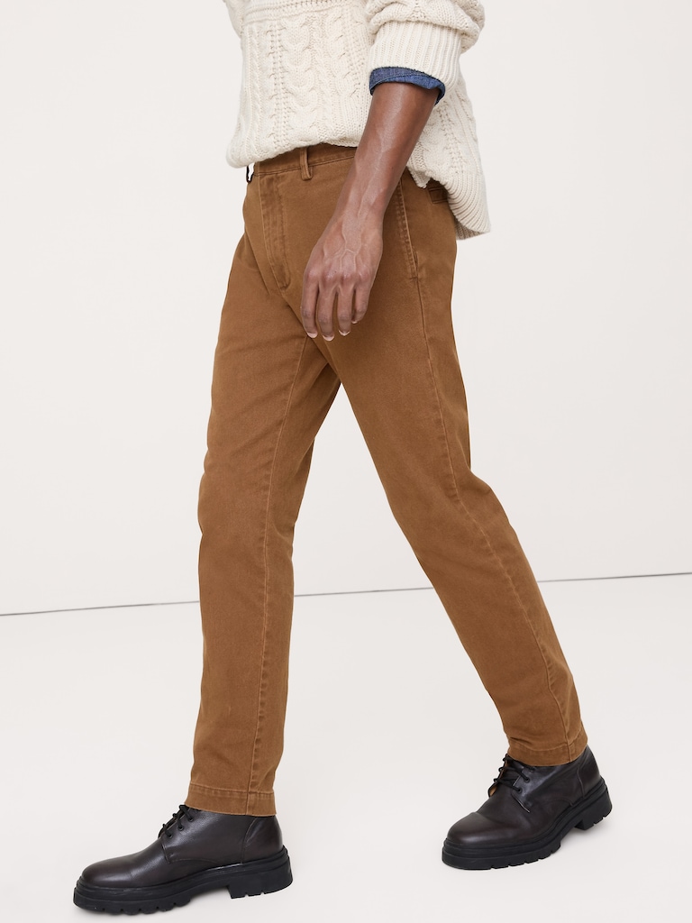 Slim Brushed Traveler Chino