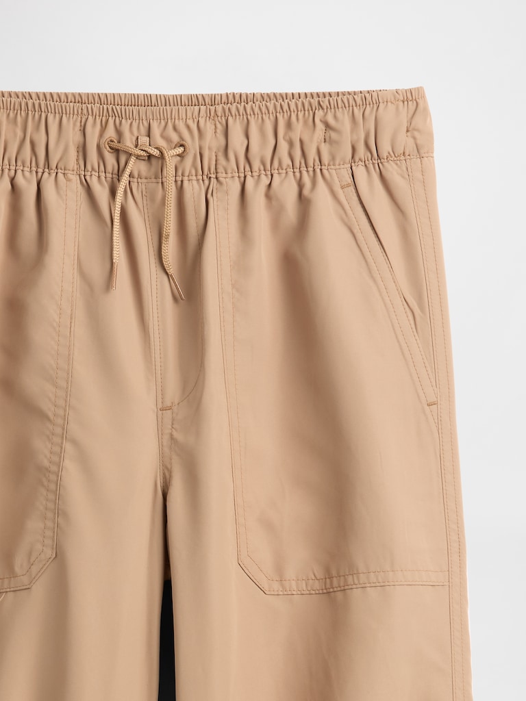 Kids 100% Recycled Jersey-Lined Pull-On Pants