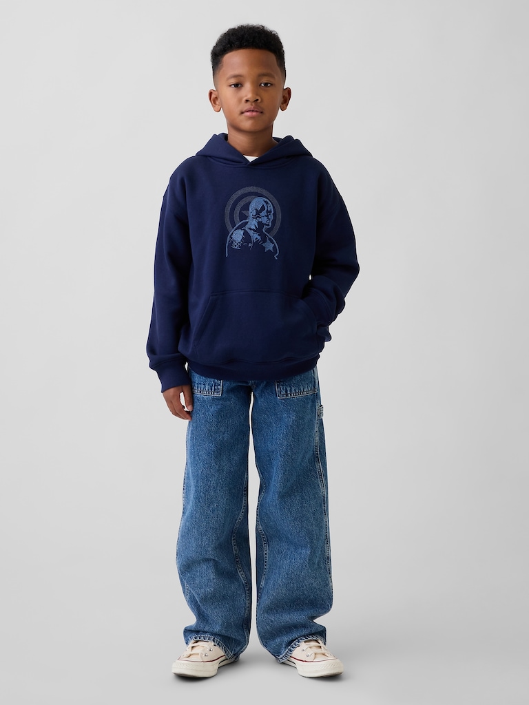 Kids Marvel VintageSoft Relaxed Hoodie