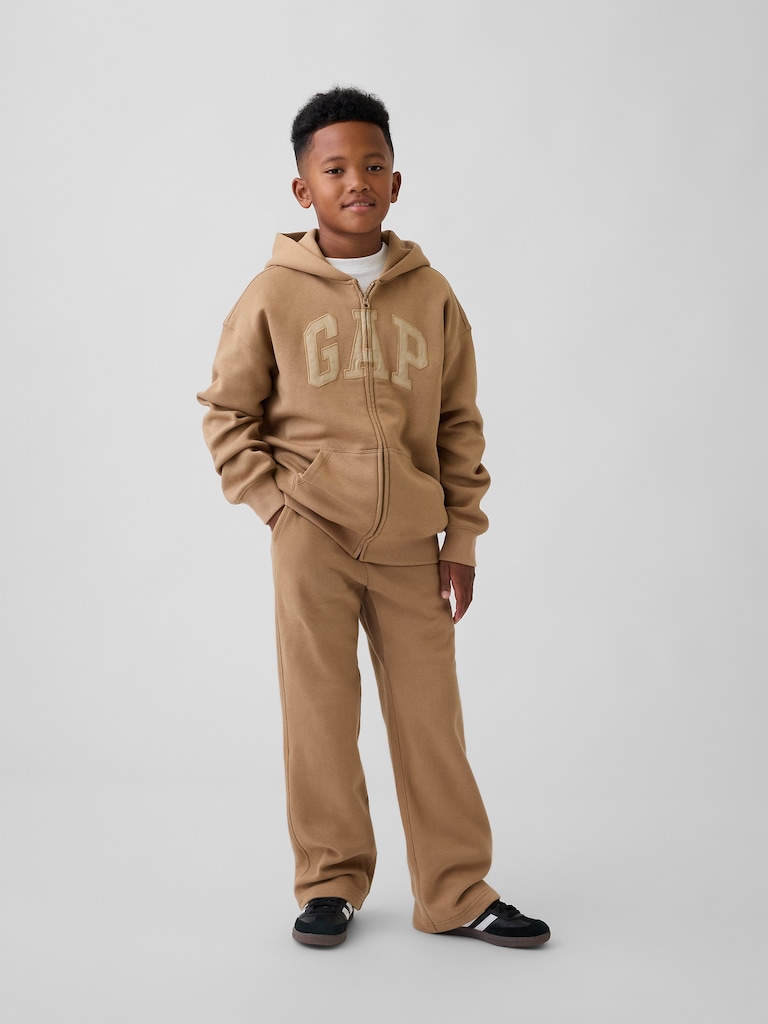 Kids VintageSoft Logo Zip Hoodie