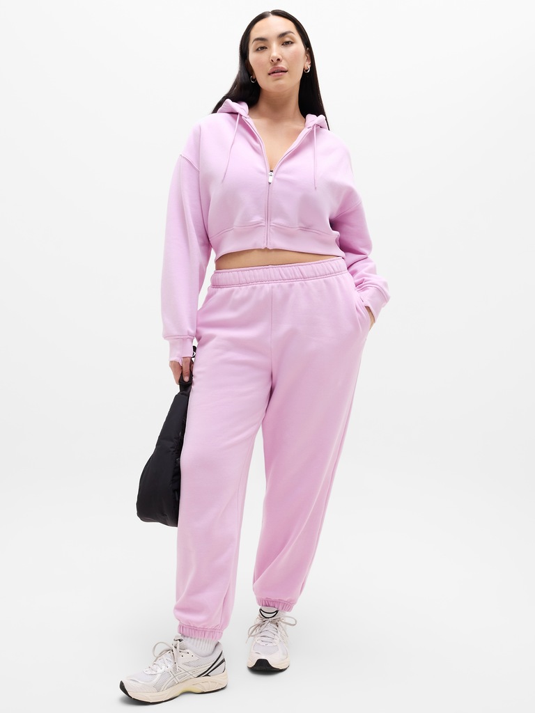 Forever Fleece Crop Full Zip