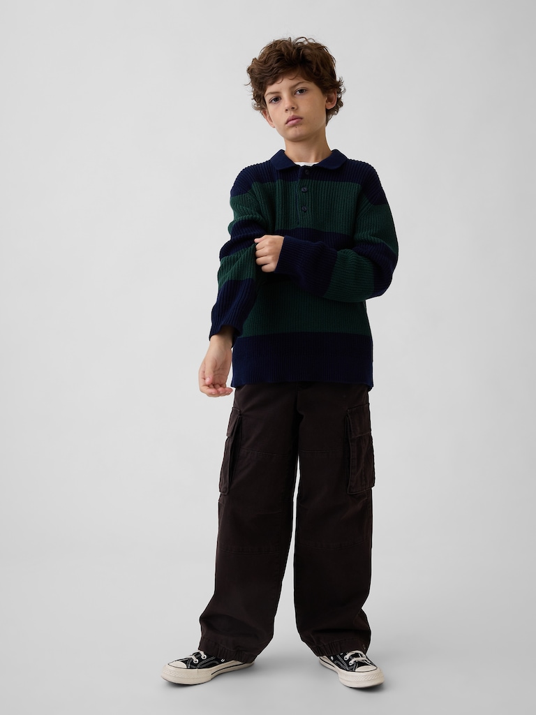 Kids Jersey-Lined Cargo Pants