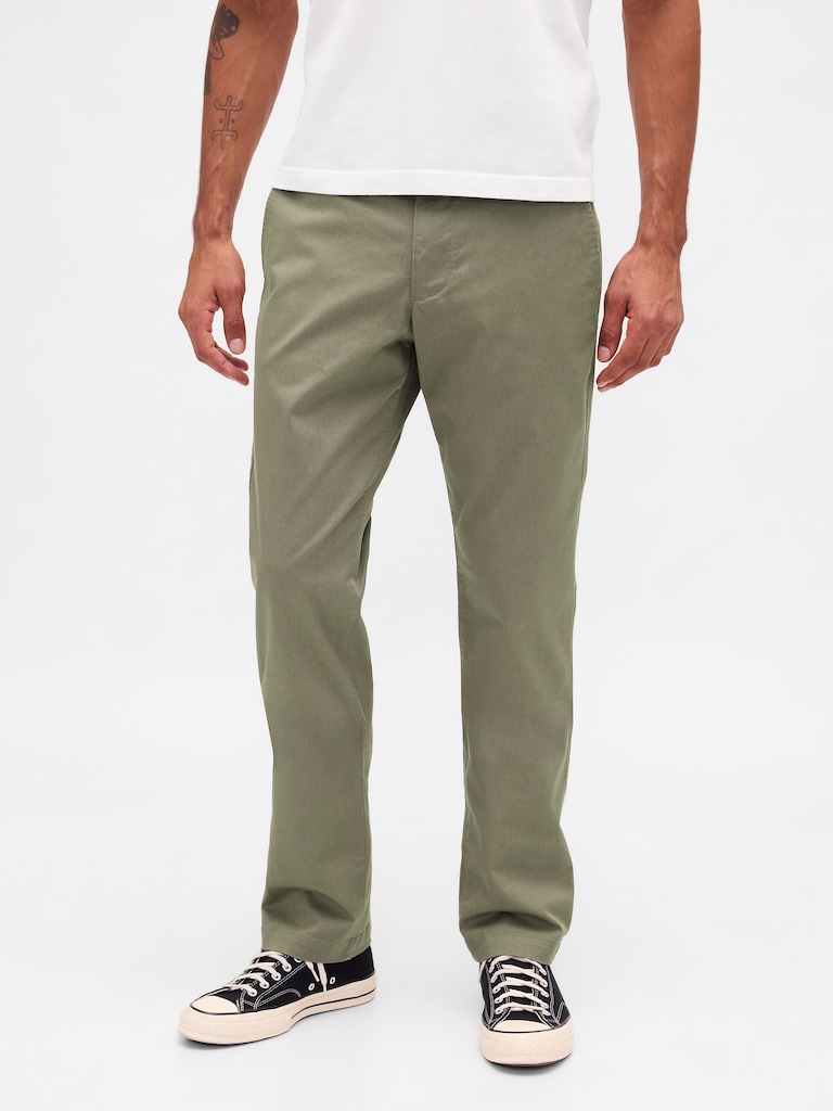 Modern Straight Khakis