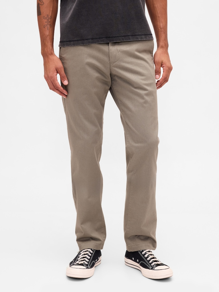 Modern Straight Khakis