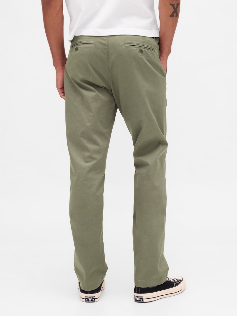 Modern Straight Khakis