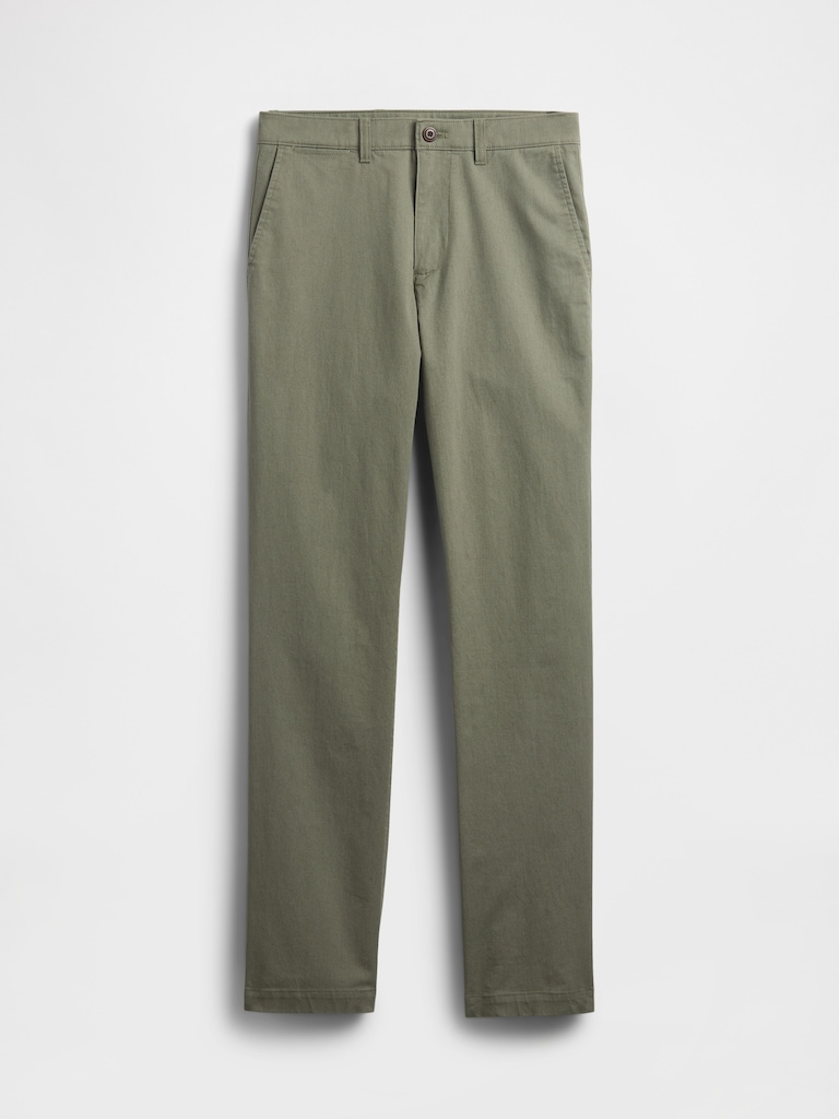 Modern Straight Khakis