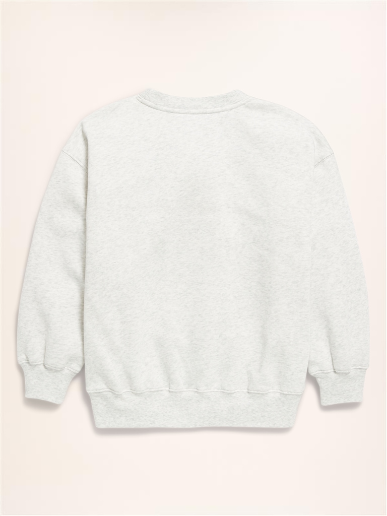 Old Navy x Disney Oversized Minnie Logo-Graphic Tunic Sweatshirt for Girls