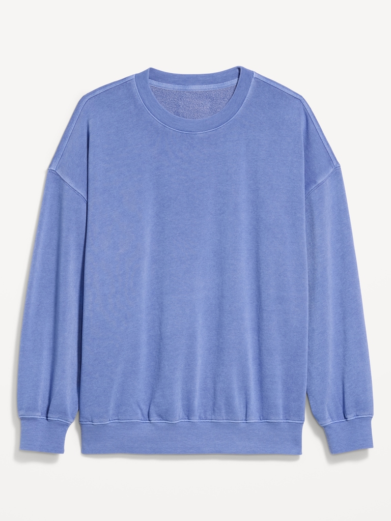 Oversized Crew-Neck Sweatshirt