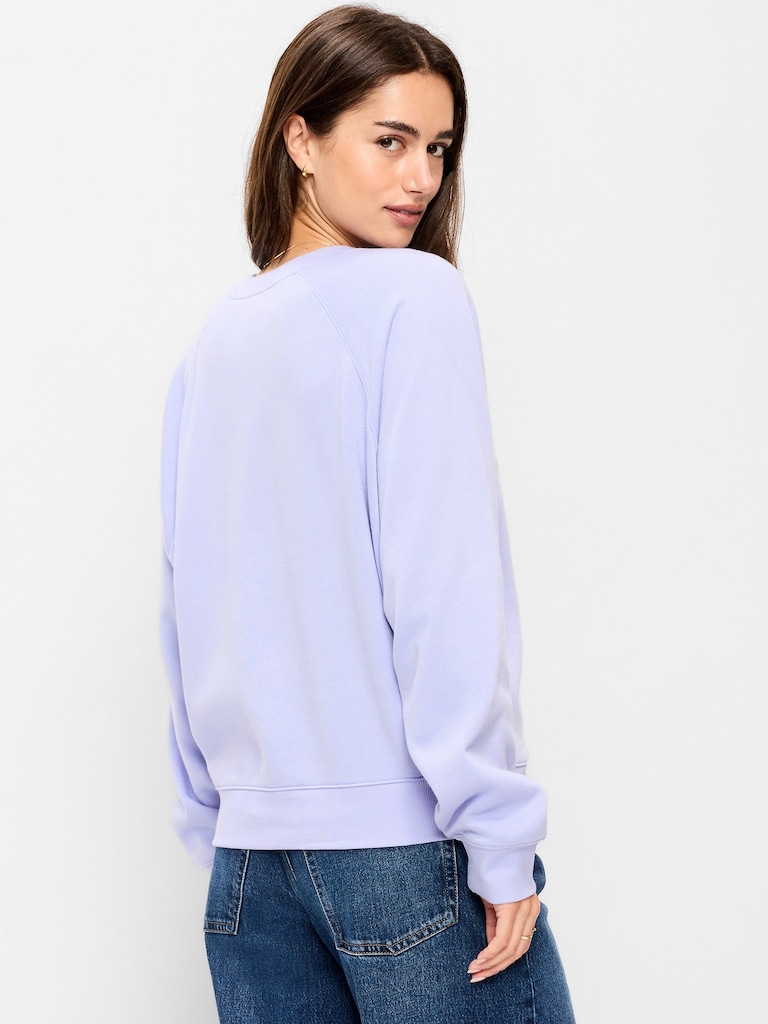 Oversized Raglan Sweatshirt