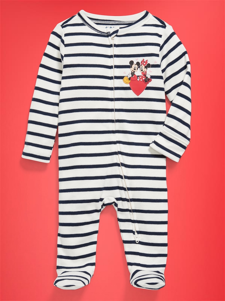 Old Navy x Disney Sleep & Play 2-Way-Zip Footed One-Piece for Baby