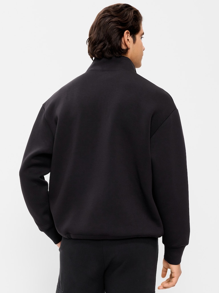 Bounce Fleece Oversized Quarter-Zip Pullover