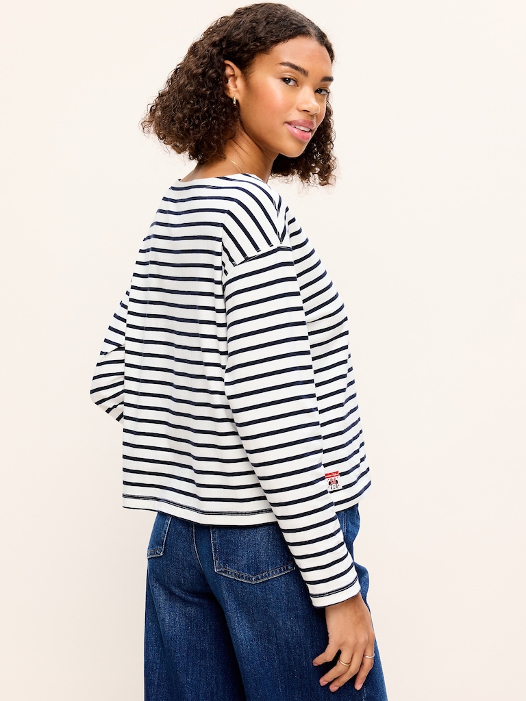 Old Navy x Disney Minnie Mouse Long-Sleeve Mariner T-Shirt for Women