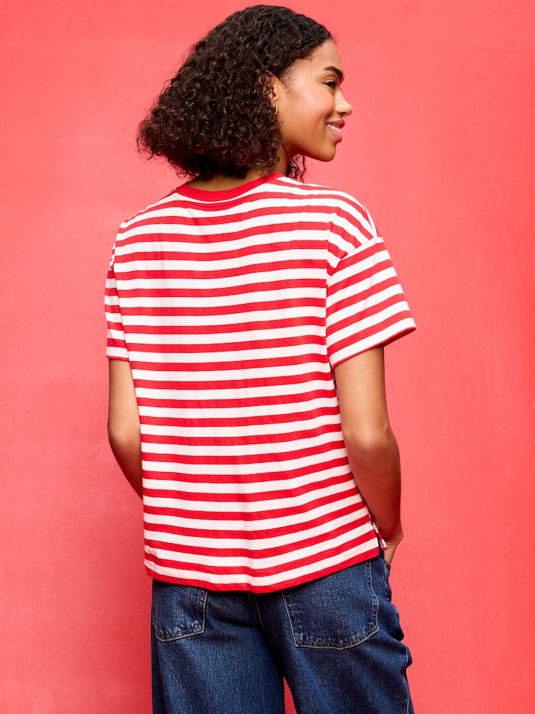 Old Navy x Disney Minnie Mouse Vintage Crew-Neck Striped T-Shirt for Women