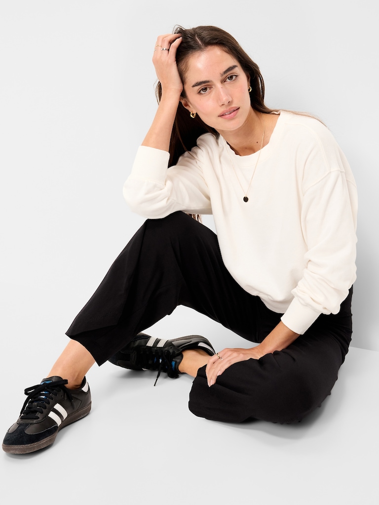 High-Waisted Fashion Wide-Leg Cropped Leggings