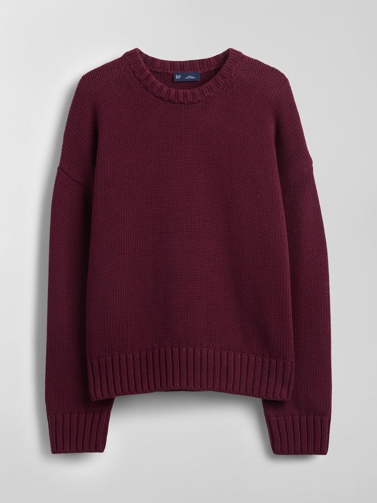 100% Cotton Relaxed Sweater