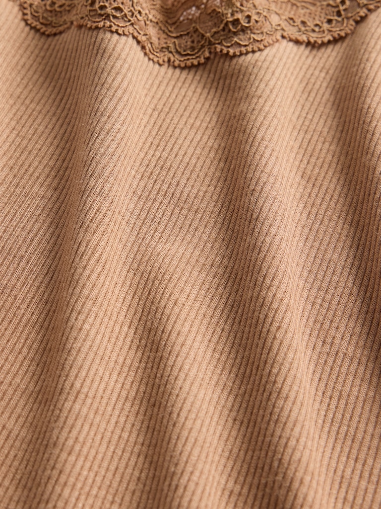 Mini Rib Lace PJ Tank Top