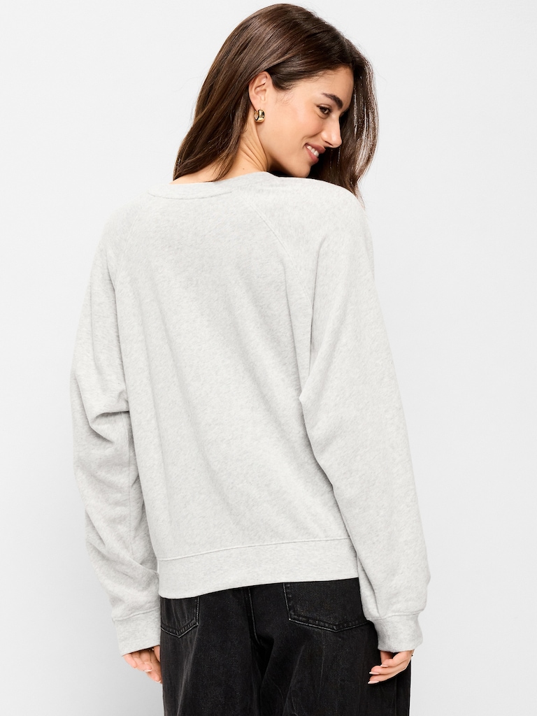 Oversized Raglan Sweatshirt