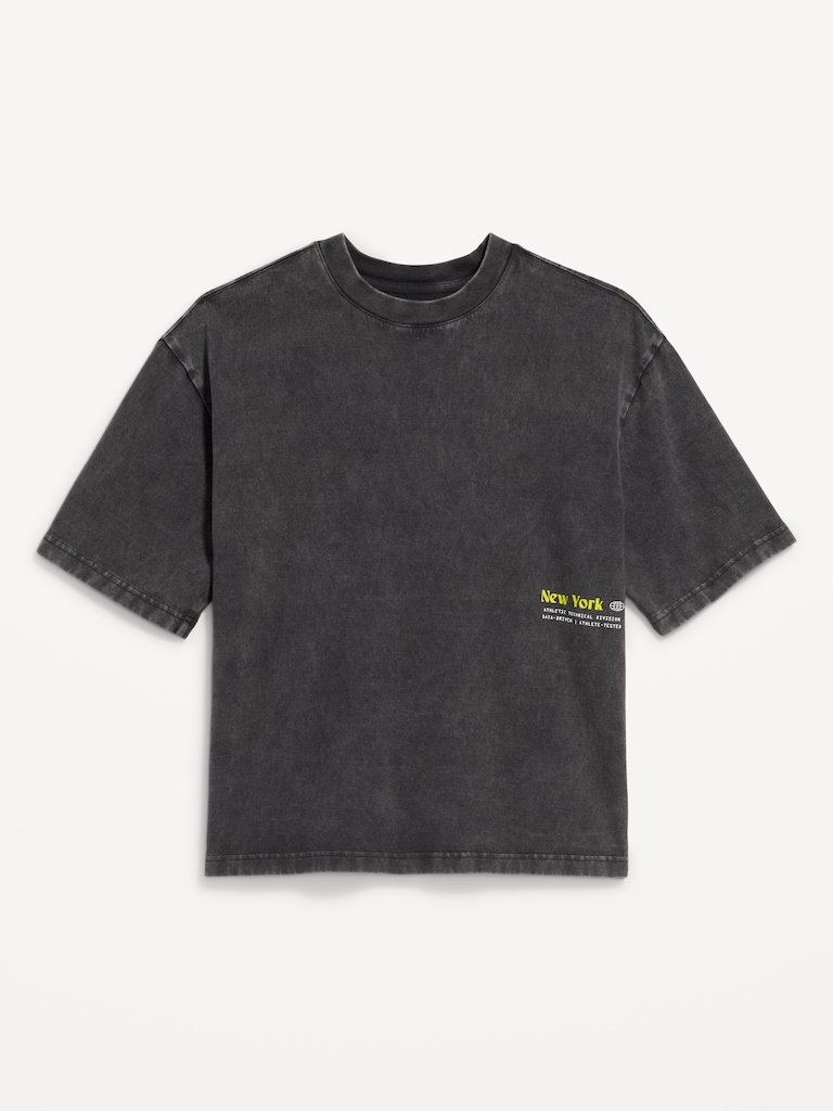 Heavyweight Graphic Cropped T-Shirt