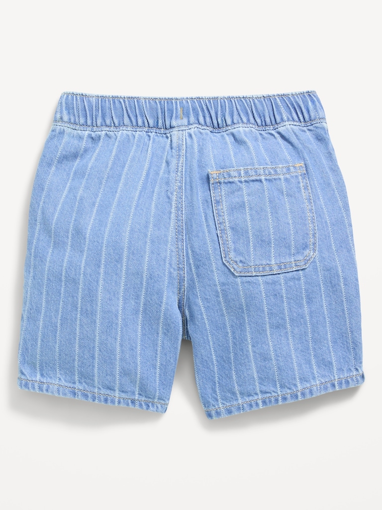 Baggy Pull-On Jean Shorts for Toddler Boys