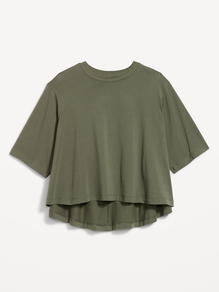 Short-Sleeve Trapeze T-Shirt