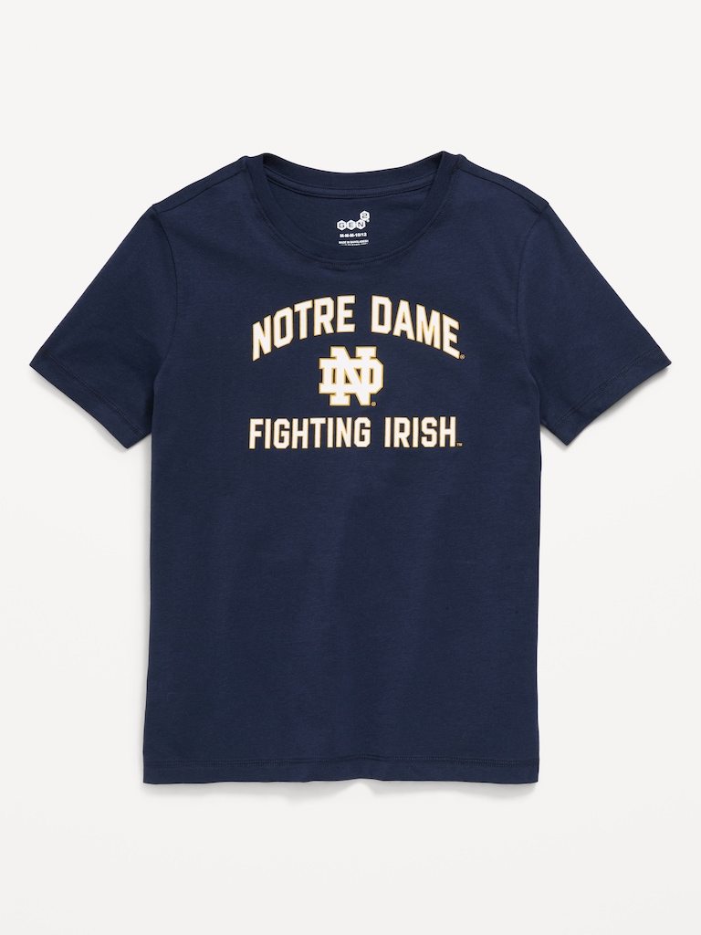College Graphic Gender-Neutral T-Shirt for Kids