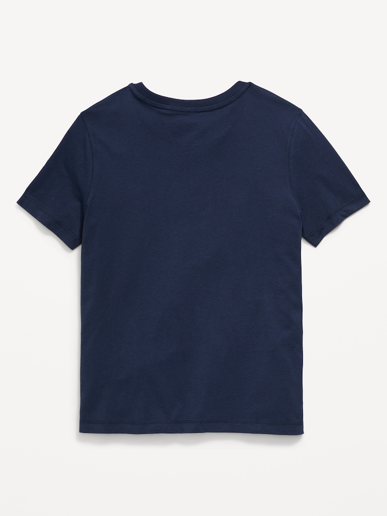 College Graphic Gender-Neutral T-Shirt for Kids