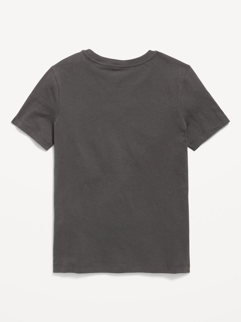 College Graphic Gender-Neutral T-Shirt for Kids