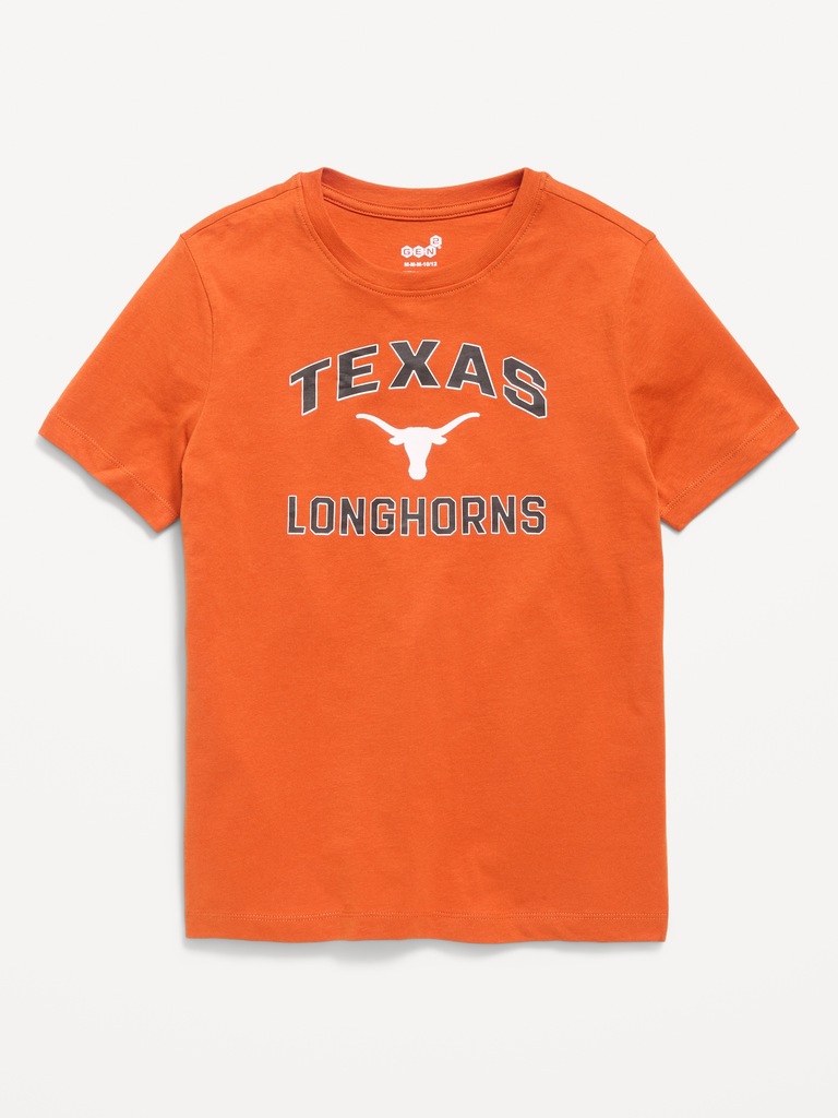 College Graphic Gender-Neutral T-Shirt for Kids