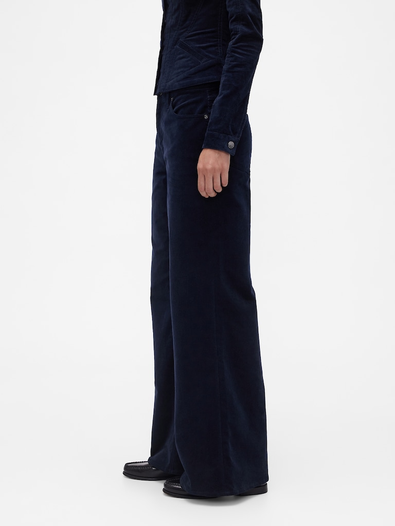 GapStudio Low Rise Corduroy Wide-Leg Pants