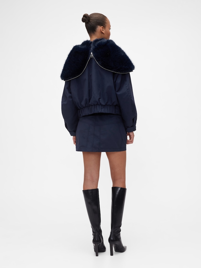 GapStudio Belted Mini Skirt