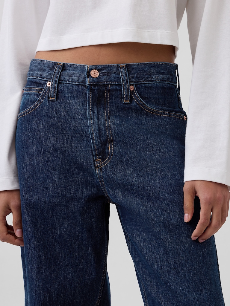High Rise Barrel Jeans