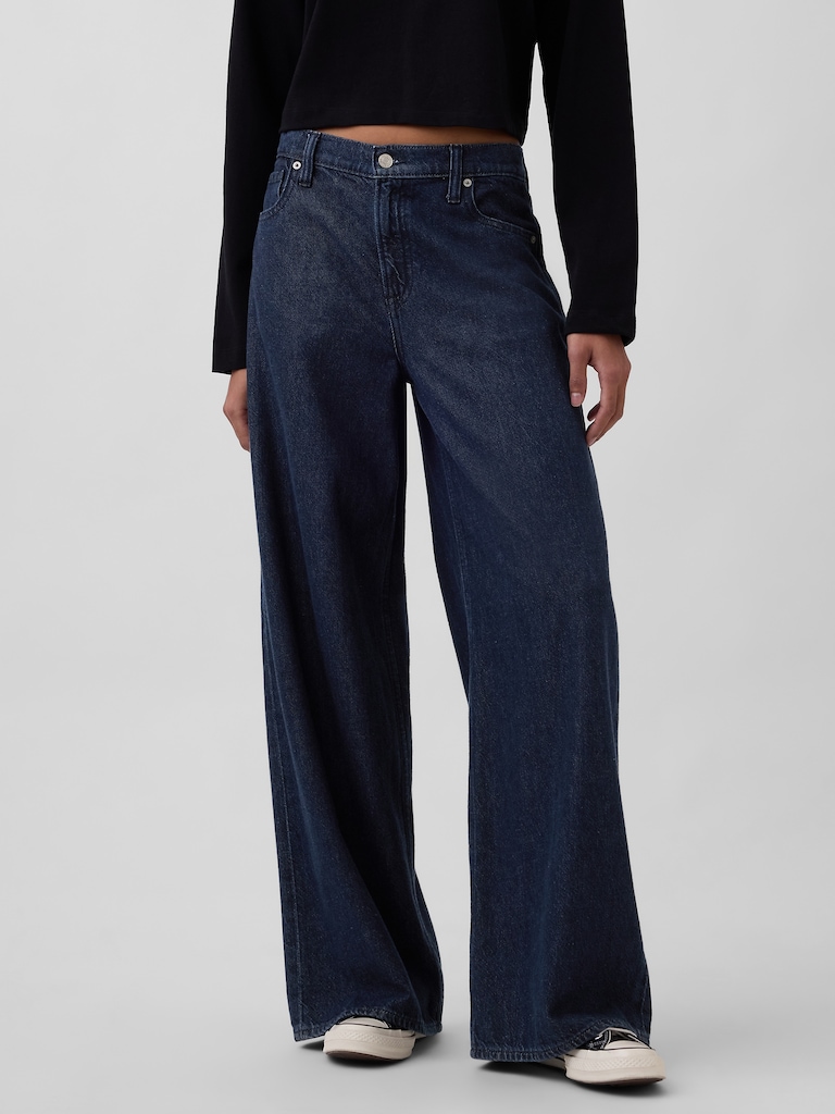 Mid Rise UltraSoft Baggy Jeans