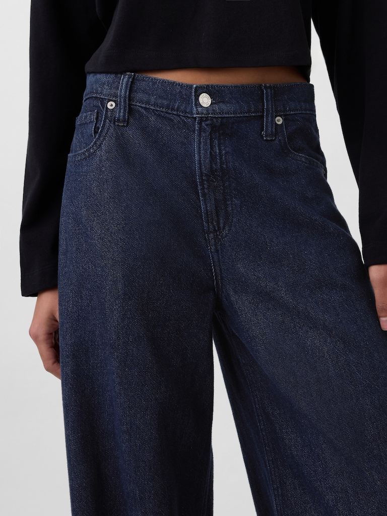 Mid Rise UltraSoft Baggy Jeans