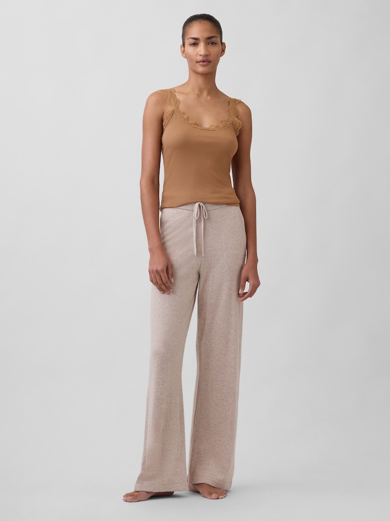 Mini Rib Lace PJ Tank Top