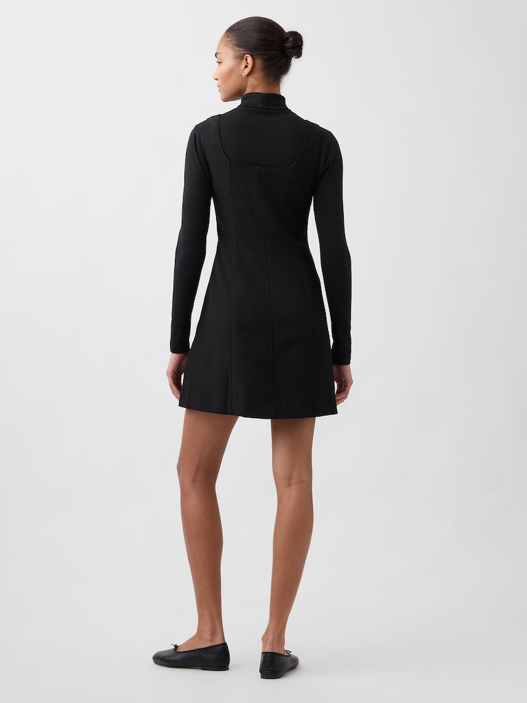 BiStretch Seamed Mini Dress