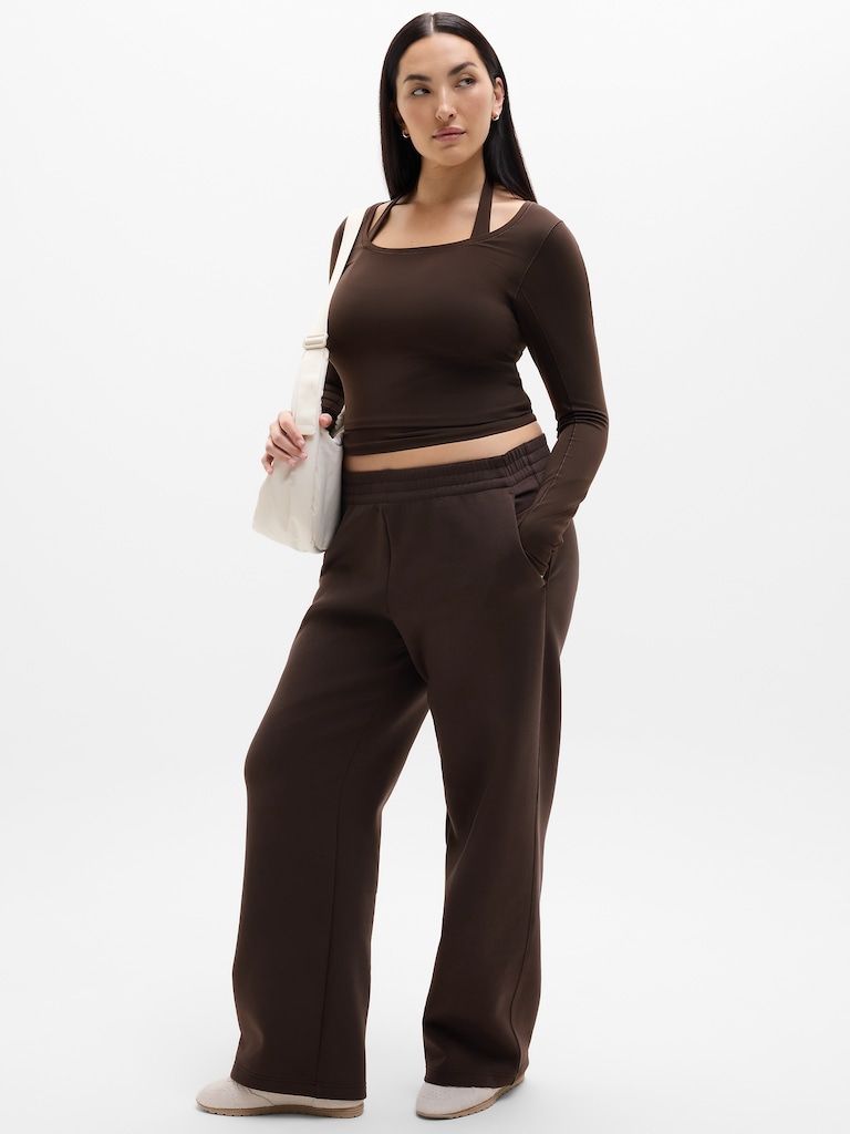 Form Knit Mid Rise Straight Pant