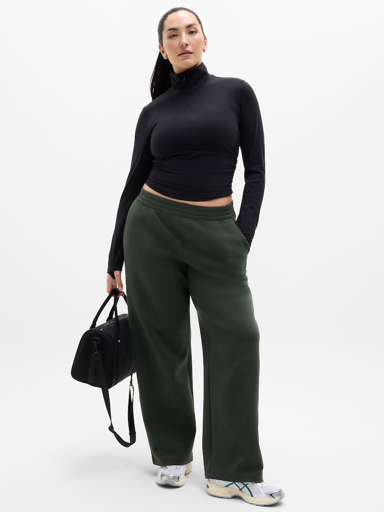 Form Knit Mid Rise Straight Pant