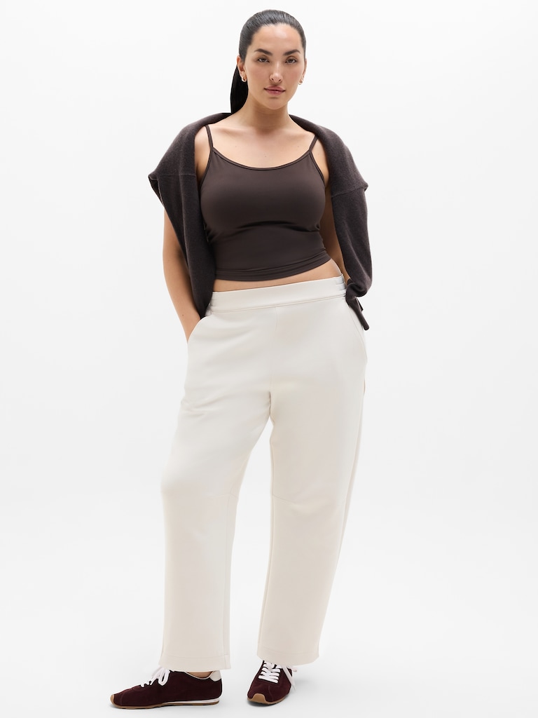 Form Knit Mid Rise Barrel Pant