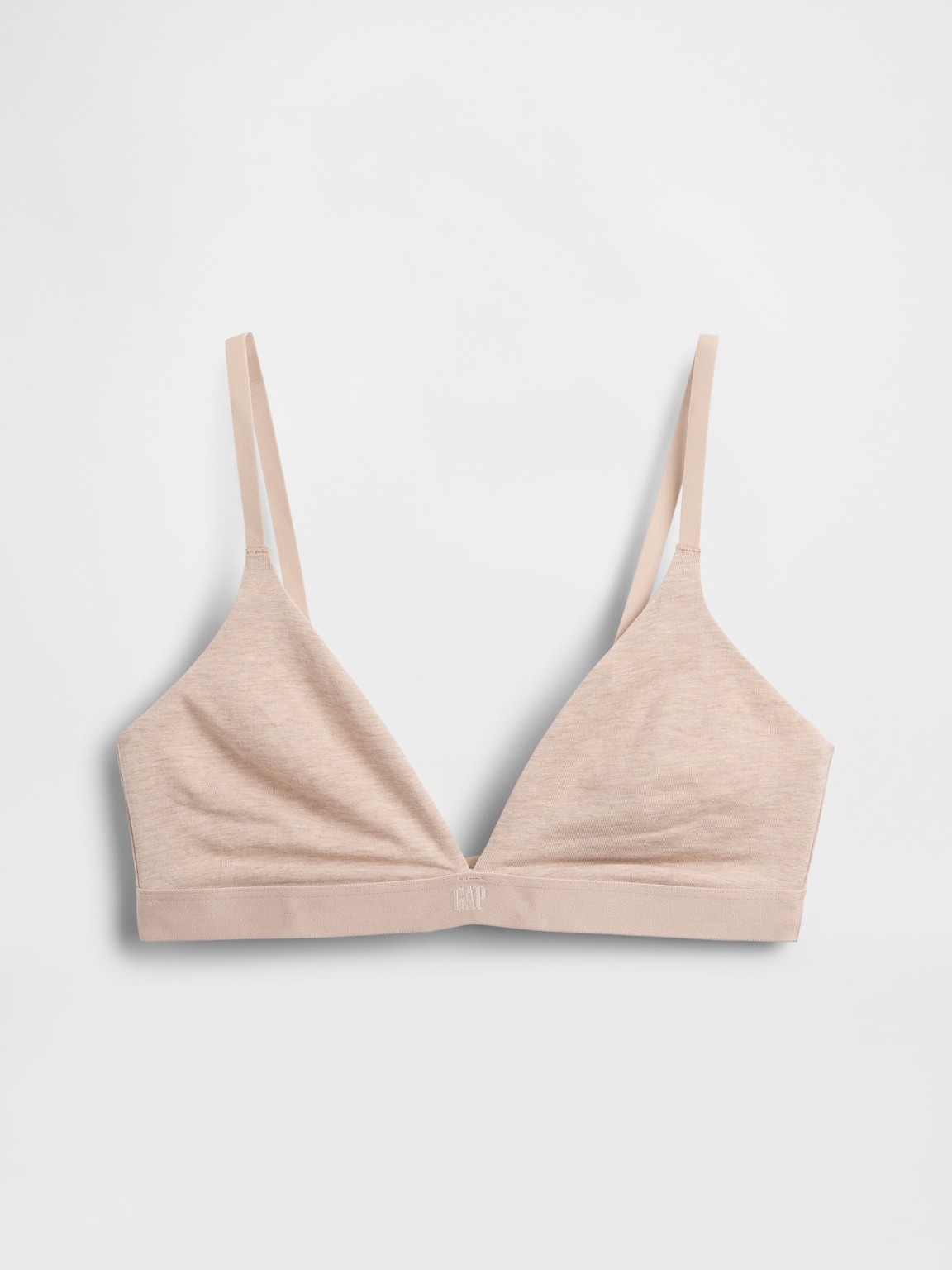 Organic Stretch Cotton Triangle Bra