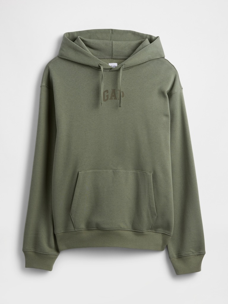 Oversized Gap Mini-Logo Hoodie