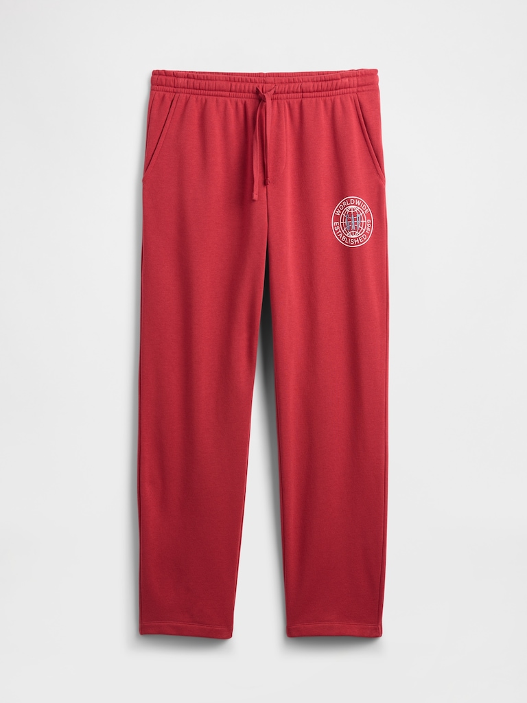 Gap Graphic Straight-Leg Sweatpants