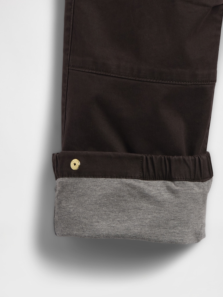 Kids Jersey-Lined Cargo Pants