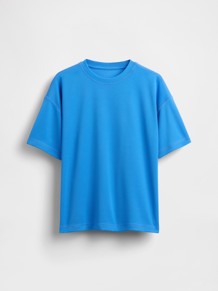Kids GapFit Tech Recycled Mesh T-Shirt