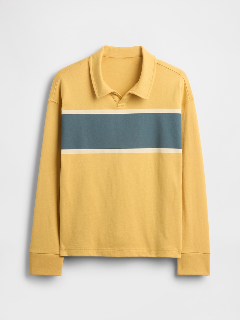 Kids Relaxed Stripe Polo Shirt