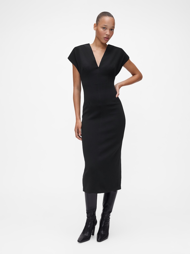 GapStudio Structured Midi Dress