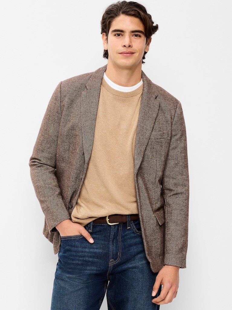 Wool-Blend Blazer